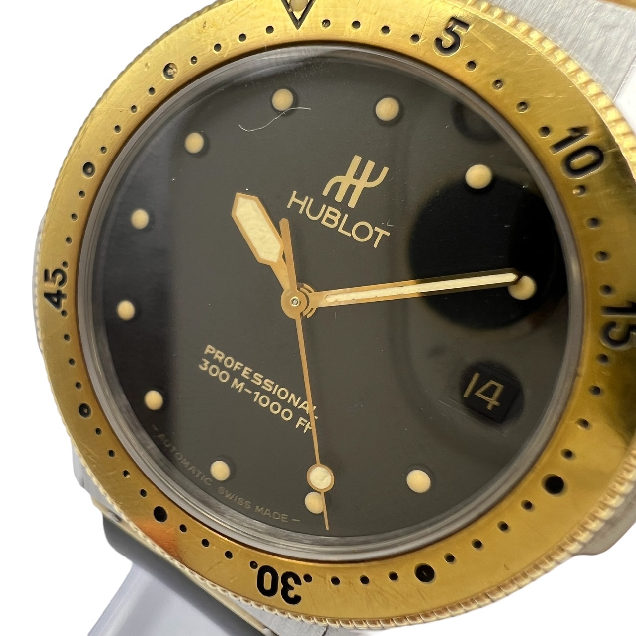 Hublot 自動巻き 腕時計 ブラックレザー RECOMMERNDED BRAND HUBLOT